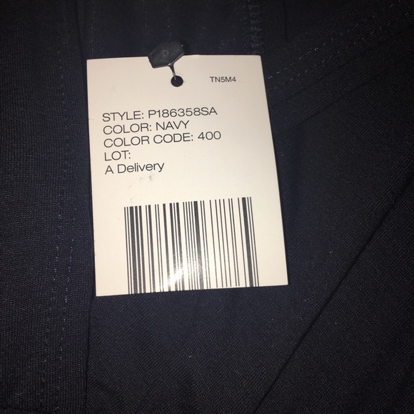 NWTS***DKNY / Navy Blue Grecian Dress / Size M - Picture 6 of 8